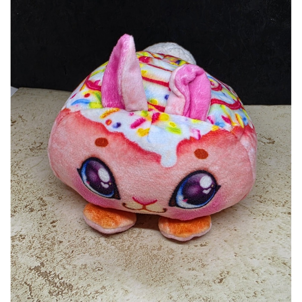 Cookeez Makery Bunny Rabbit Cinnamon Roll Plush Makes Sounds WORKS